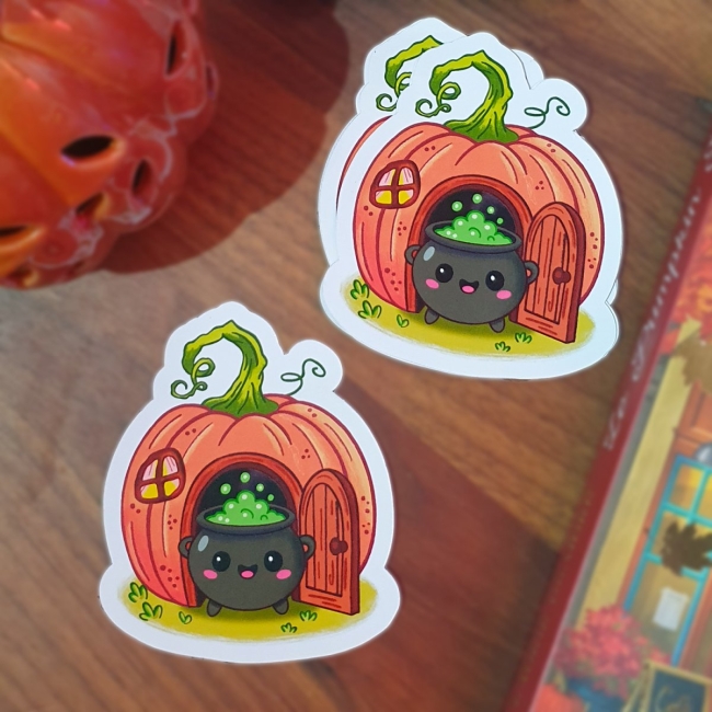 Sticker - Chaudron Halloween