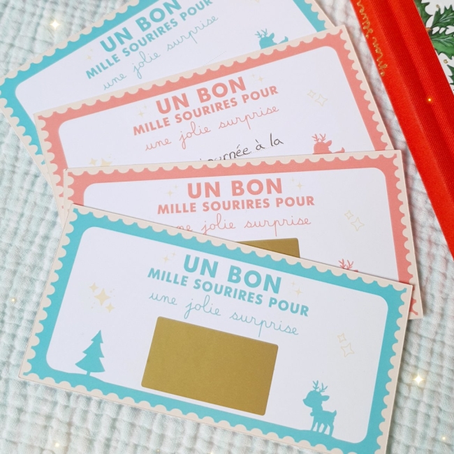 Lot 4 Bons surprise à gratter