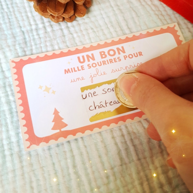 Lot 4 Bons surprise à gratter